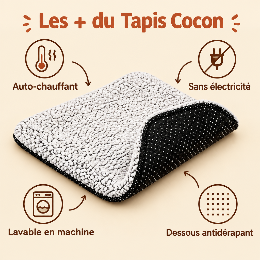 Les avantages du Tapis Cocon